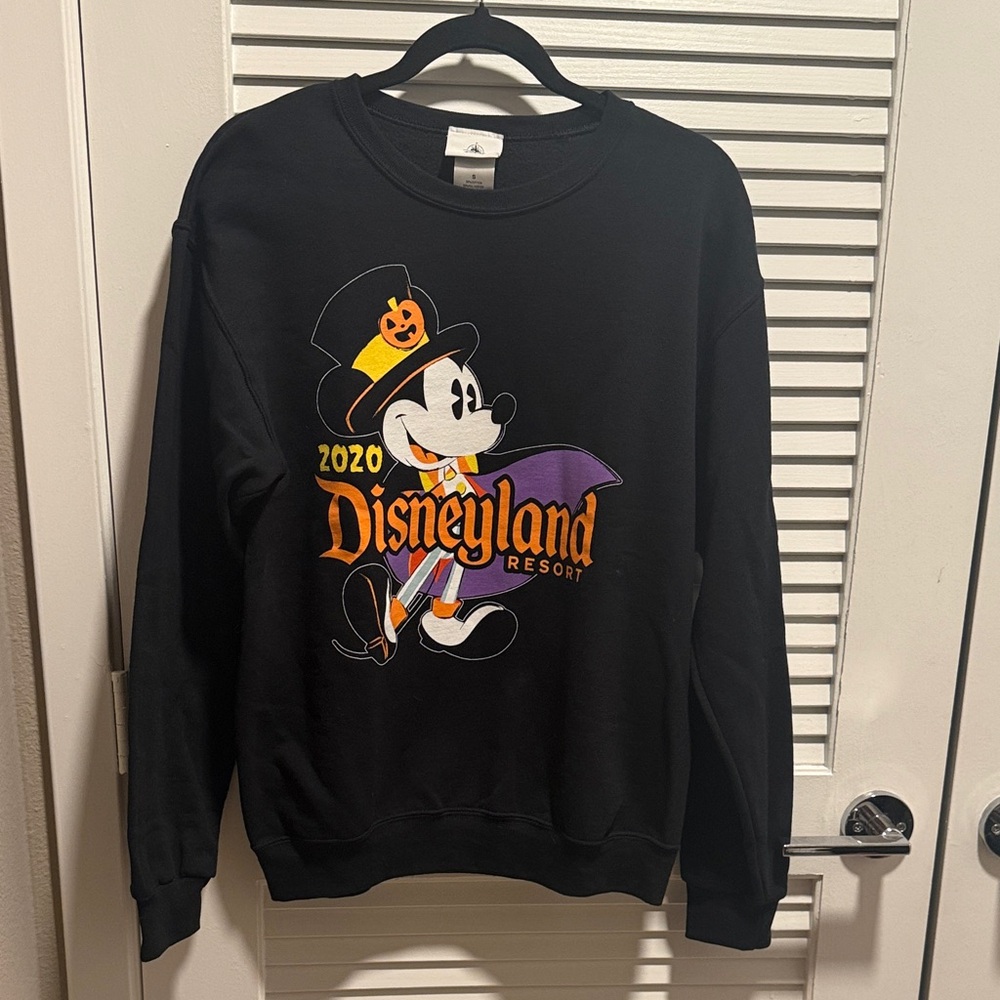 Disney Black and Purple Halloween Sweatshirt